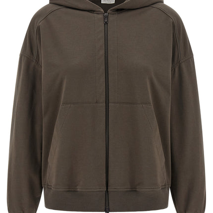 Brunello Cucinelli Brown Cotton Hoodie