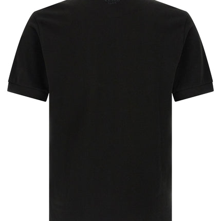 Kenzo Black Cotton Polo Shirt