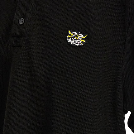 Kenzo Black Cotton Polo Shirt