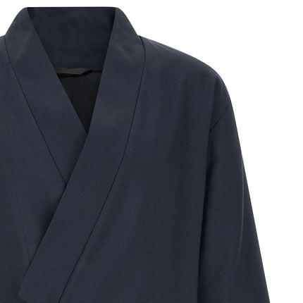 Kenzo Blue Viscose Blazer