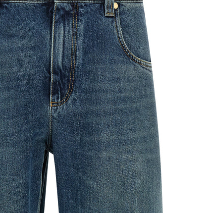 Brunello Cucinelli Blue Cotton Jeans Denim