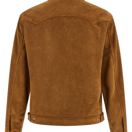 Dsquared² Beige Polyvinyl Leather Jacket