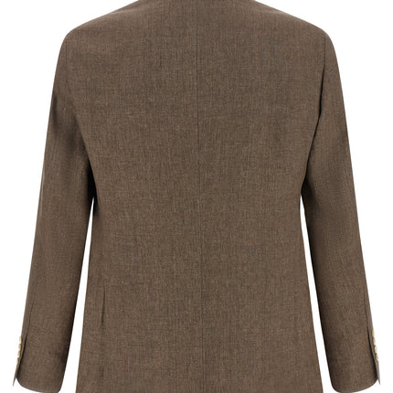 Brunello Cucinelli Brown Linen Blazer