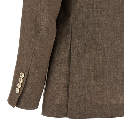 Brunello Cucinelli Brown Linen Blazer