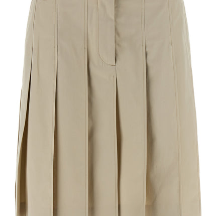 Thom Browne Beige Cotton Long Skirt