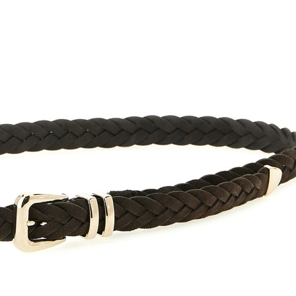 Brunello Cucinelli Brown Bull Skin Belt