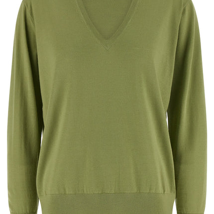 Dries Van Noten Bicolor Merino Wool Cardigan