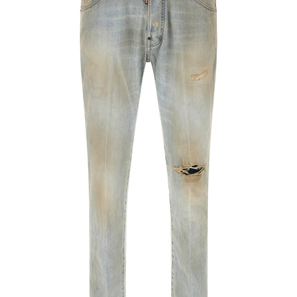 Dsquared² Blue Cotton Jeans Denim