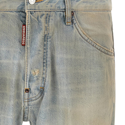Dsquared² Blue Cotton Jeans Denim
