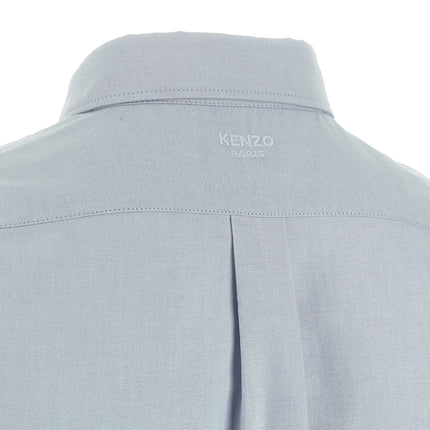 Kenzo Blue Cotton Blouse