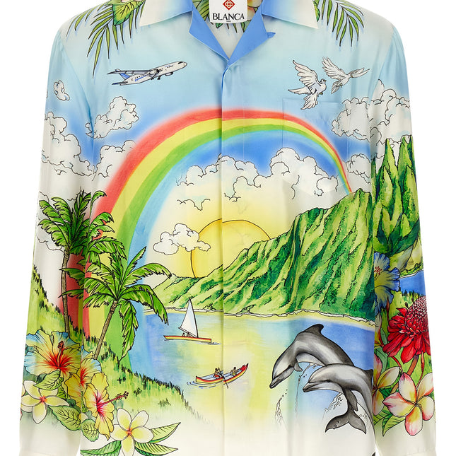 Casablanca Multicolor Silk Blouse