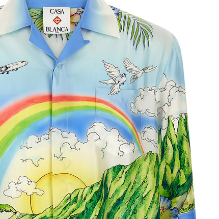 Casablanca Multicolor Silk Blouse