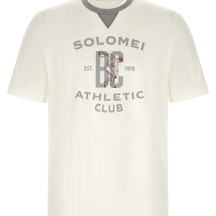 Brunello Cucinelli White Cotton T-Shirt