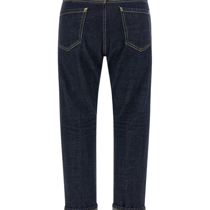 Dsquared² Blue Cotton Straight-Leg Jeans