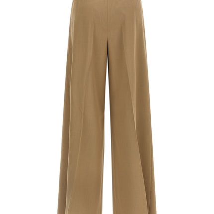 Max Mara Brown Virgin Wool Casual Pants
