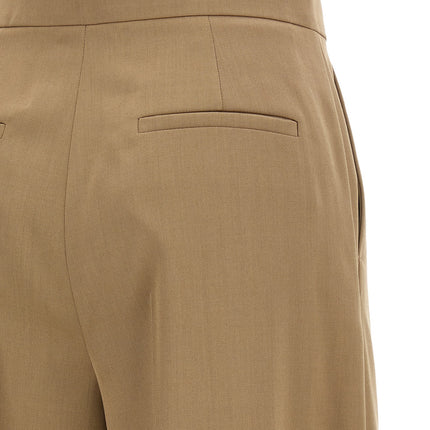Max Mara Brown Virgin Wool Casual Pants