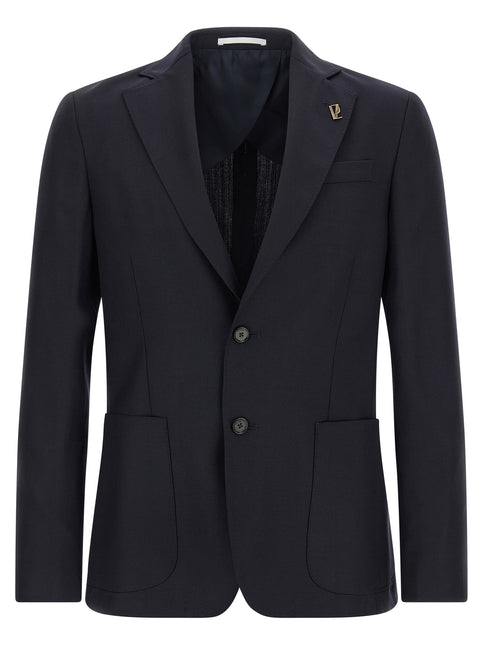 Pal Zileri Blue Wool Blazer