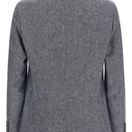 Pal Zileri Blue Linen Blazer