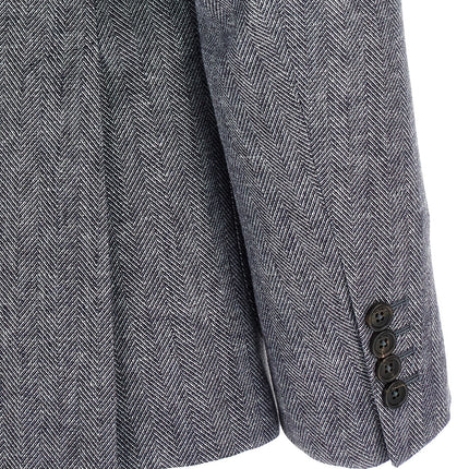 Pal Zileri Blue Linen Blazer