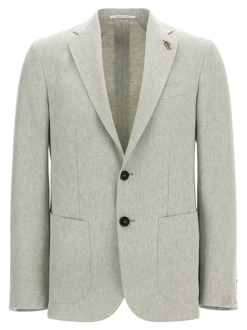 Pal Zileri Bicolor Linen Blazer