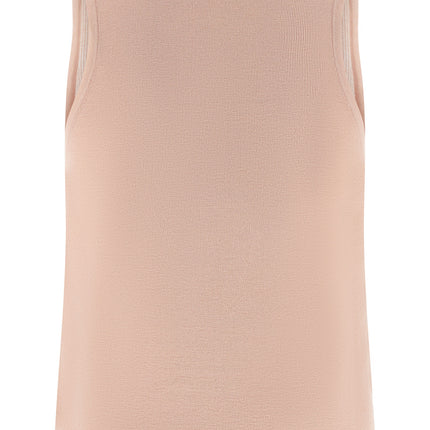 Twinset Multicolor Cotton Sleeveles T-Shirt