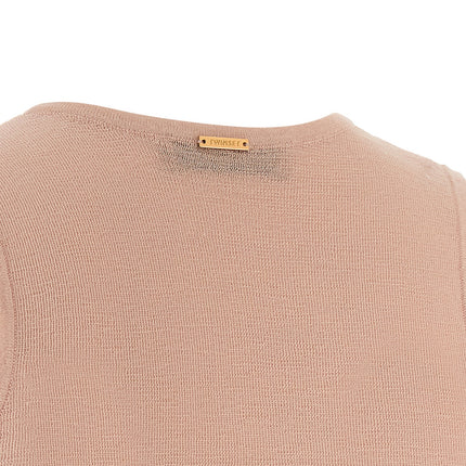 Twinset Multicolor Cotton Sleeveles T-Shirt