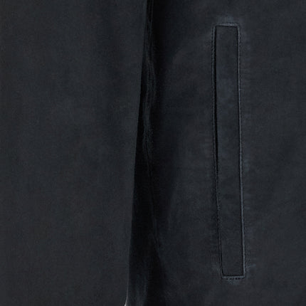 Pal Zileri Blue Leather Leather Jacket