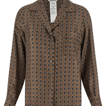 Max Mara Brown Silk Blouse