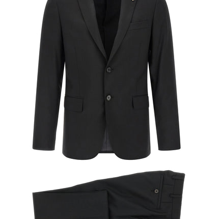 Pal Zileri Black Wool Two-Piece Suit