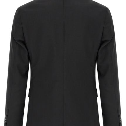 Pal Zileri Black Wool Two-Piece Suit