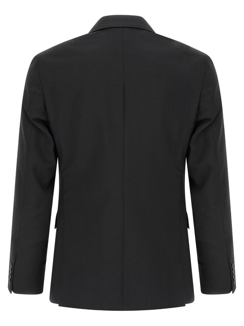 Pal Zileri Black Wool Two-Piece Suit
