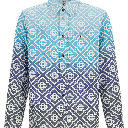 Casablanca Blue Cotton Shell Jacket