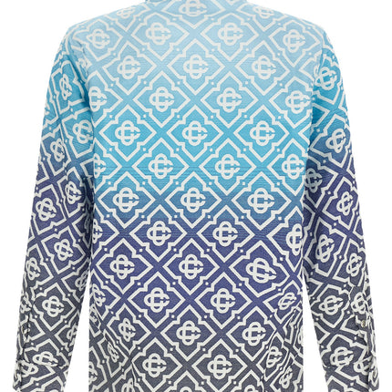 Casablanca Blue Cotton Shell Jacket