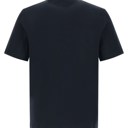 Brunello Cucinelli Blue Cotton T-Shirt