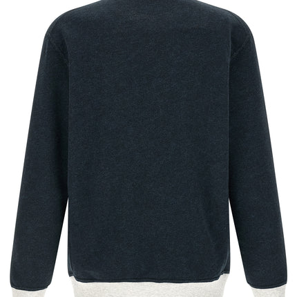 Brunello Cucinelli Blue Cotton Sweatshirt