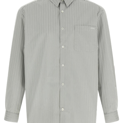 A.P.C. Gray Cotton Blouse
