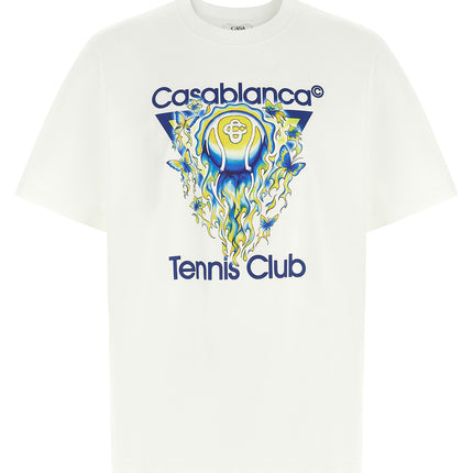 Casablanca White Organic Cotton T-Shirt