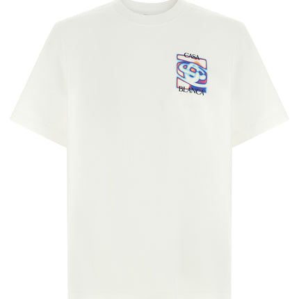 Casablanca White Organic Cotton T-Shirt