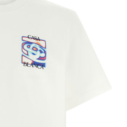 Casablanca White Organic Cotton T-Shirt