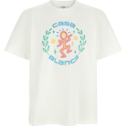 Casablanca White Organic Cotton T-Shirt
