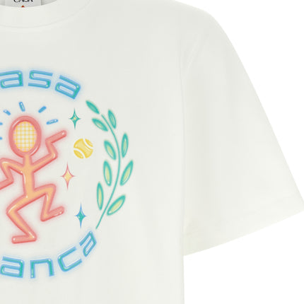Casablanca White Organic Cotton T-Shirt