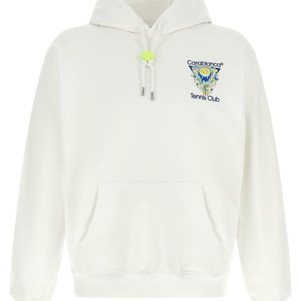 Casablanca White Organic Cotton Sweatshirt