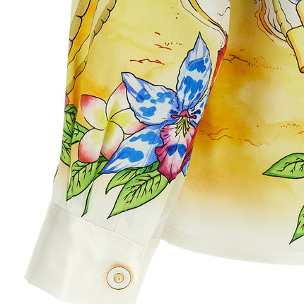 Casablanca Multicolor Silk Blouse