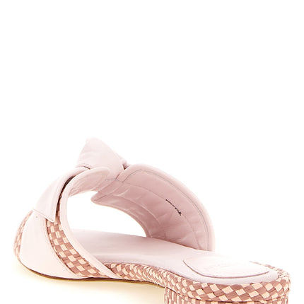 Alexandre Birman Multicolor Cowhide Slides
