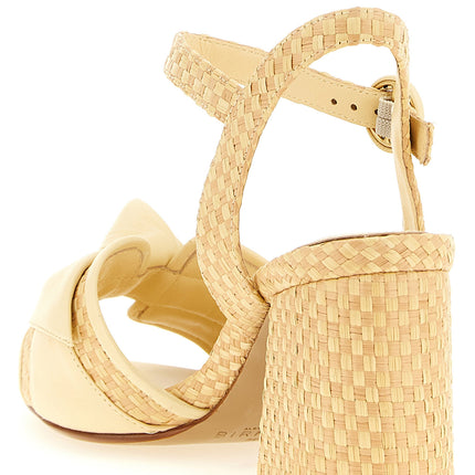 Alexandre Birman Bicolor Cowhide Platform Sandals