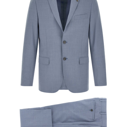Pal Zileri Blue Polyester Two-Piece Suit