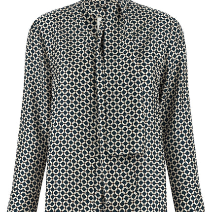 'S Max Mara Blue Silk Blouse