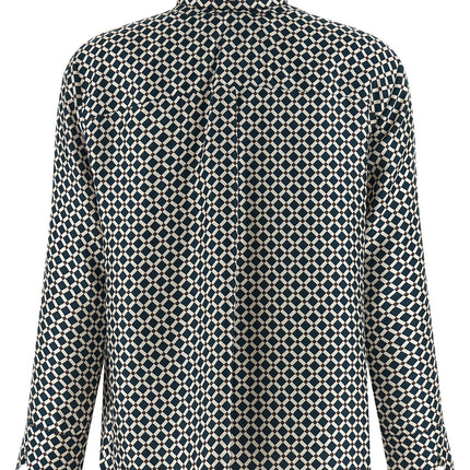 'S Max Mara Blue Silk Blouse