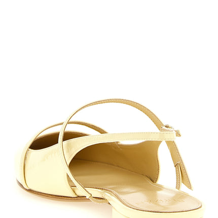 Alexandre Birman Bicolor Cowhide Ballet Flats