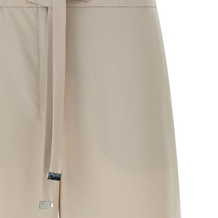 'S Max Mara Beige Virgin Wool Athletic Pants